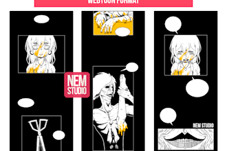 create webcomic, comic or manga pages