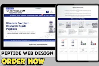 create seo structured peptide website sarms ecommerce platform fda compliance