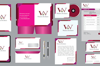 design business cards, letterhead, and stationery items