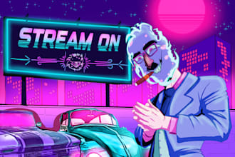 do your png tuber, emotes and banner for your stream