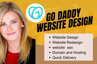 do godaddy website design and redesign, godaddy ecommerece,godaddy seo,builder