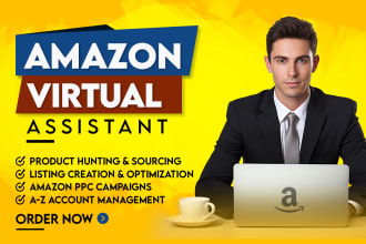 be your expert amazon fba virtual assistant, amazon store VA