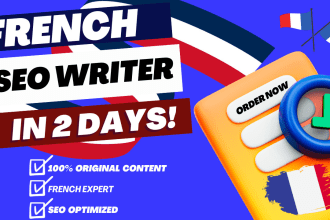 be your SEO content writer in french