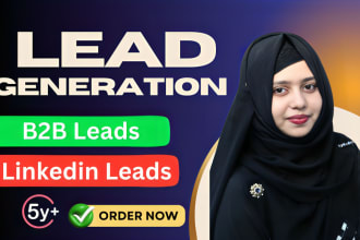 conduct lead generation email list building b2b  leads