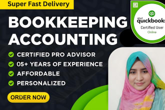 do bookkeeping using xero, quickbooks, and excel