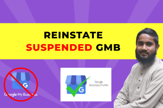 reinstate suspended google business profile, fix disabled gbp, gmb listing
