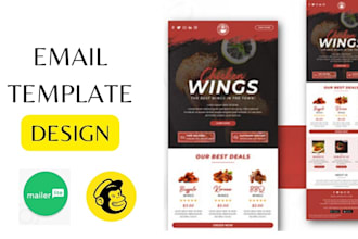 design mailerlite email template, popup form, and automation