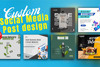 design attractive social media posts and advertising