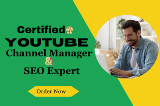 be your youtube channel manager for genuine growth