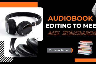 do audiobook editing, master for acx audible standards in audacity