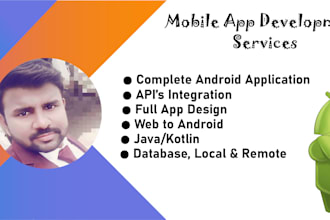 build mobile app design and development for you