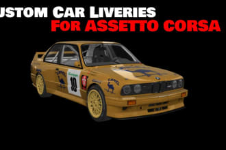 make a custom assetto corsa car skin