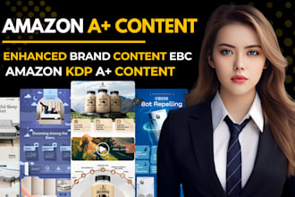 design professional amazon ebc enhanced brand content a plus pages for KDP