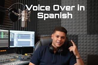 be your go to spanish voice talent for any style or tone