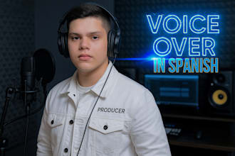 be your go to spanish voice talent for any style or tone