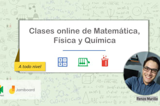 teach you maths, chemistry and physics in all levels