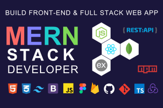 be your mern stack developer as reactjs and nodejs