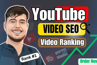 manage your channel and youtube video SEO for ranking