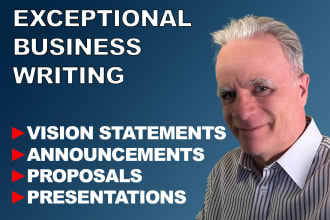provide creative writing for business development