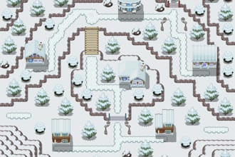 create a pixel art fantasy map for your ttrpg