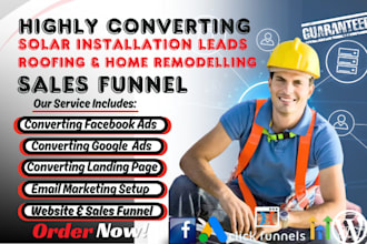 design converting autopilot solar landing page solar website with solar leads