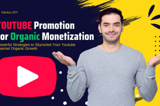 do superfast youtube promotion for complete organic channel monetization