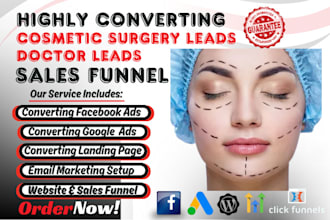 highly converting cosmetic surgery leads plastic surgery leads doctor leads