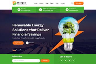 design solar website solar landing page to generate solar leads