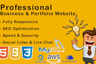 do web design and build a complete website for your business