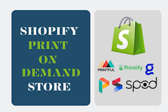 build a print on demand shopify store