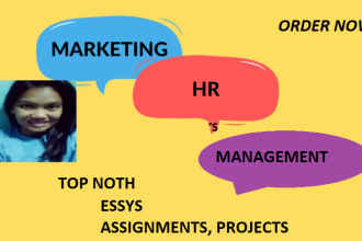 do marketing, human resource management and management research and essays