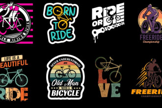 create professional bicycle bike car logo for you