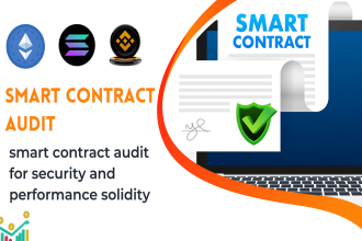 do smart contract audit for security and performance solidity