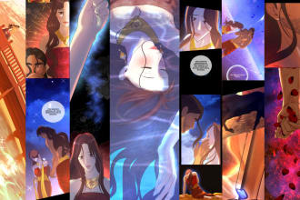 make professional webtoon comic with manhwa style