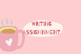 do your assignment work with good hand writing