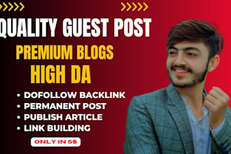 do german backlinks guest post on premium sites with high da