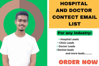 find hospitals, clinics, dentists and lawyers contact leads