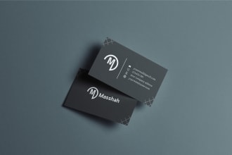 design digital, minimalist and elegant business card