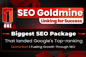 supercharge your website with our goldmine SEO backlinks for top google ranking