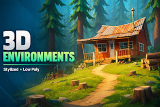 create 3d game environments and worlds