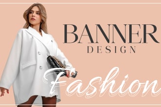 create premium banner designs for your fashion and clothing brand