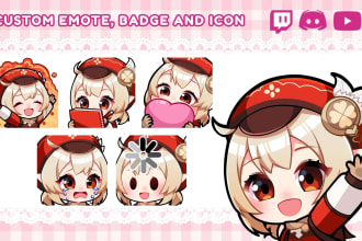 create express custom twitch emotes, sub badges for twitch, kick, youtube