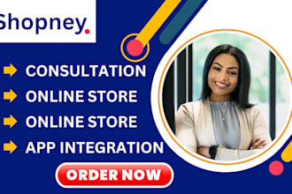 convert shopify store to mobile app using shopney