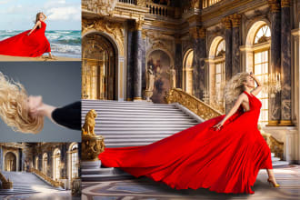 do photo manipulation, blending images and fantasy photo editing