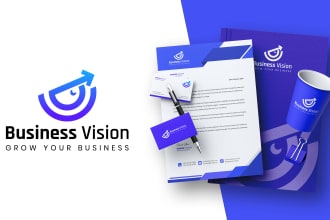 design modern minimalist logo with brand style guide in 24 hours