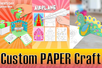 design custom paper templates for fun crafts and DIY projects