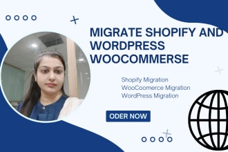 migrate your wordpress woocommerce website to shopify