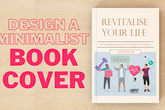 design a professional, modern and minimalist book cover