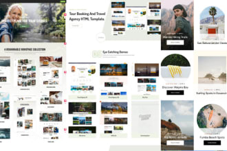design travel affiliate, tour website, hotel booking