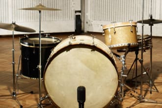 record acoustic drums for your folk, ballad or indie song